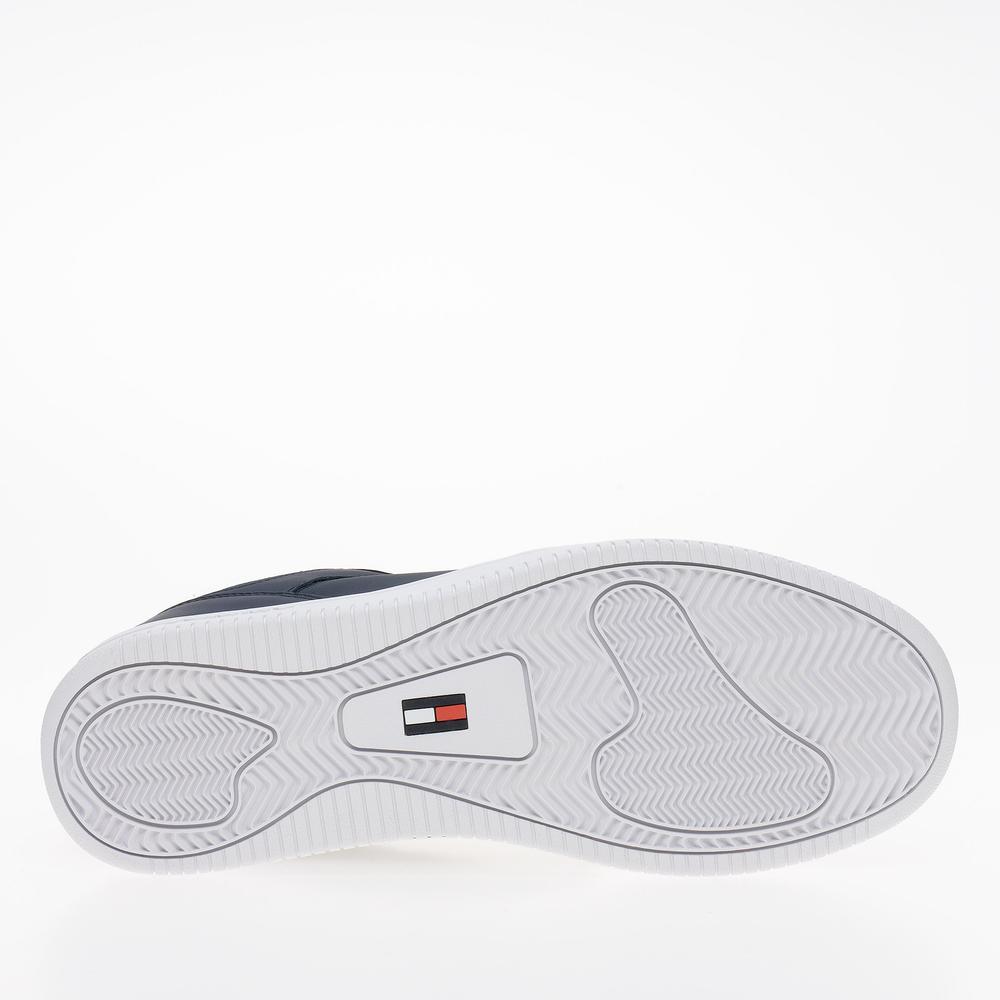 Buty Tommy Jeans Retro Basket EM0EM00955-C87 - niebieskie
