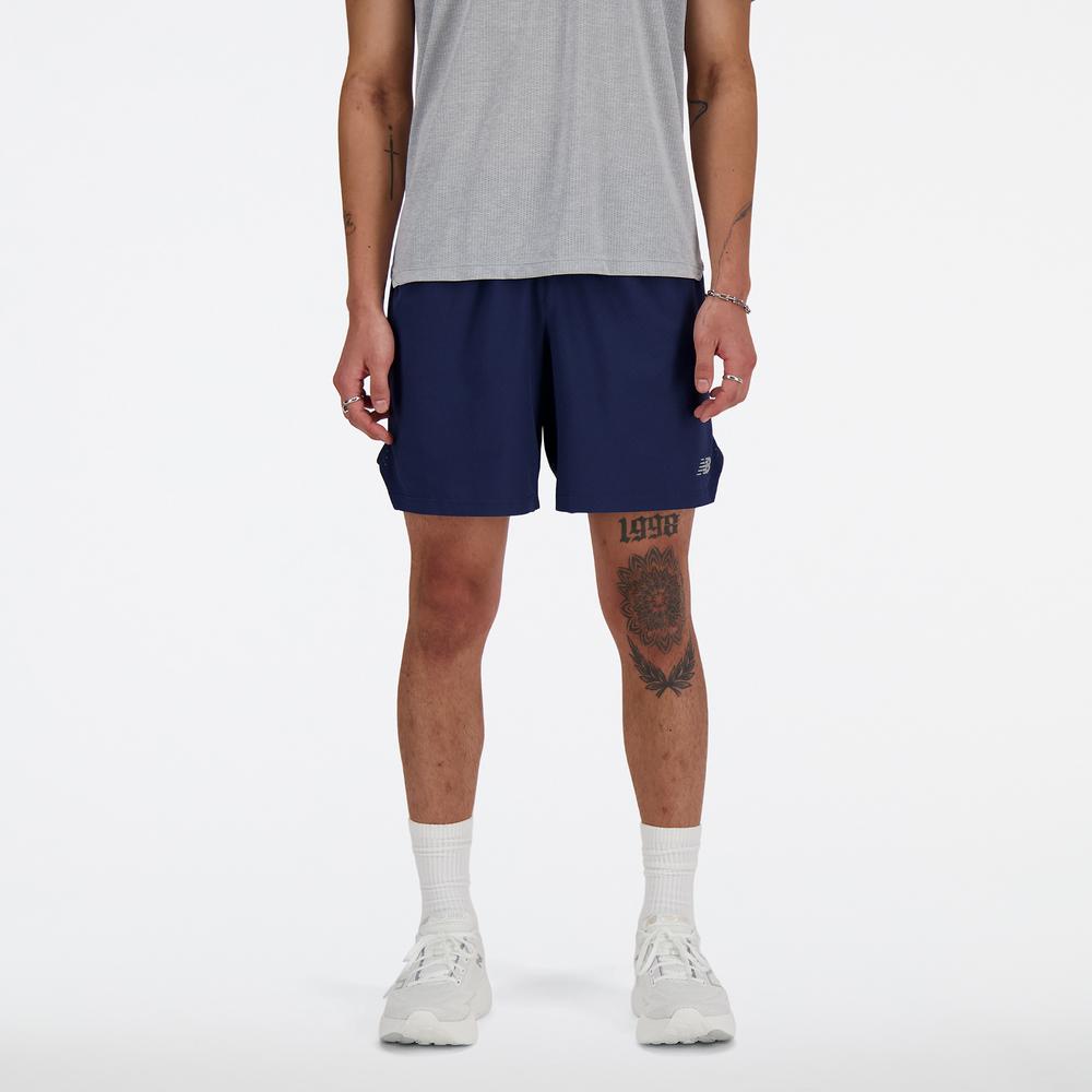 Spodenki męskie New Balance MS41283NNY - granatowe