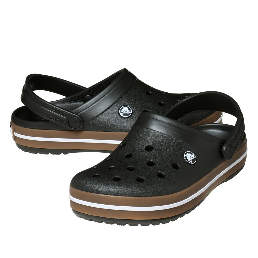 Klapki męskie Crocs Crocband Gum Clog 212756-001 - czarne