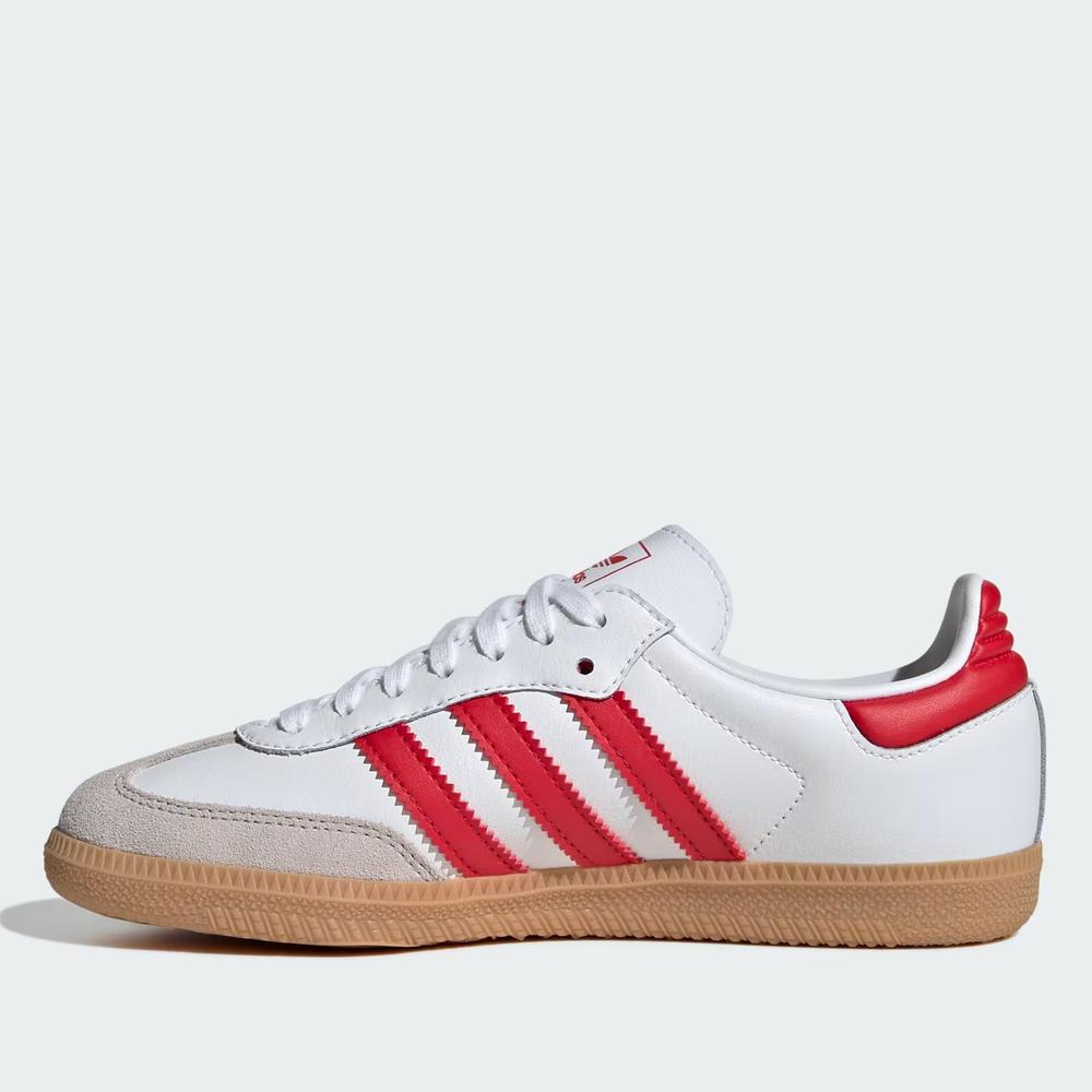 Buty młodzieżowe adidas Originals Samba OG J JQ2833 - białe
