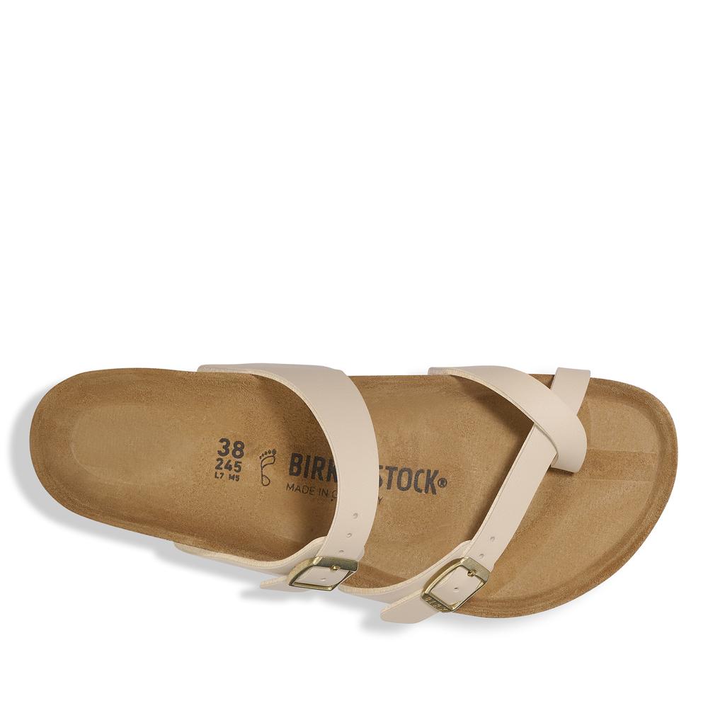 Klapki damskie Birkenstock Mayari BF 1029726 - beżowe