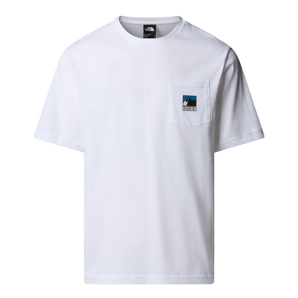 Koszulka męska The North Face Mountain 0A8E3MFN41 - biała