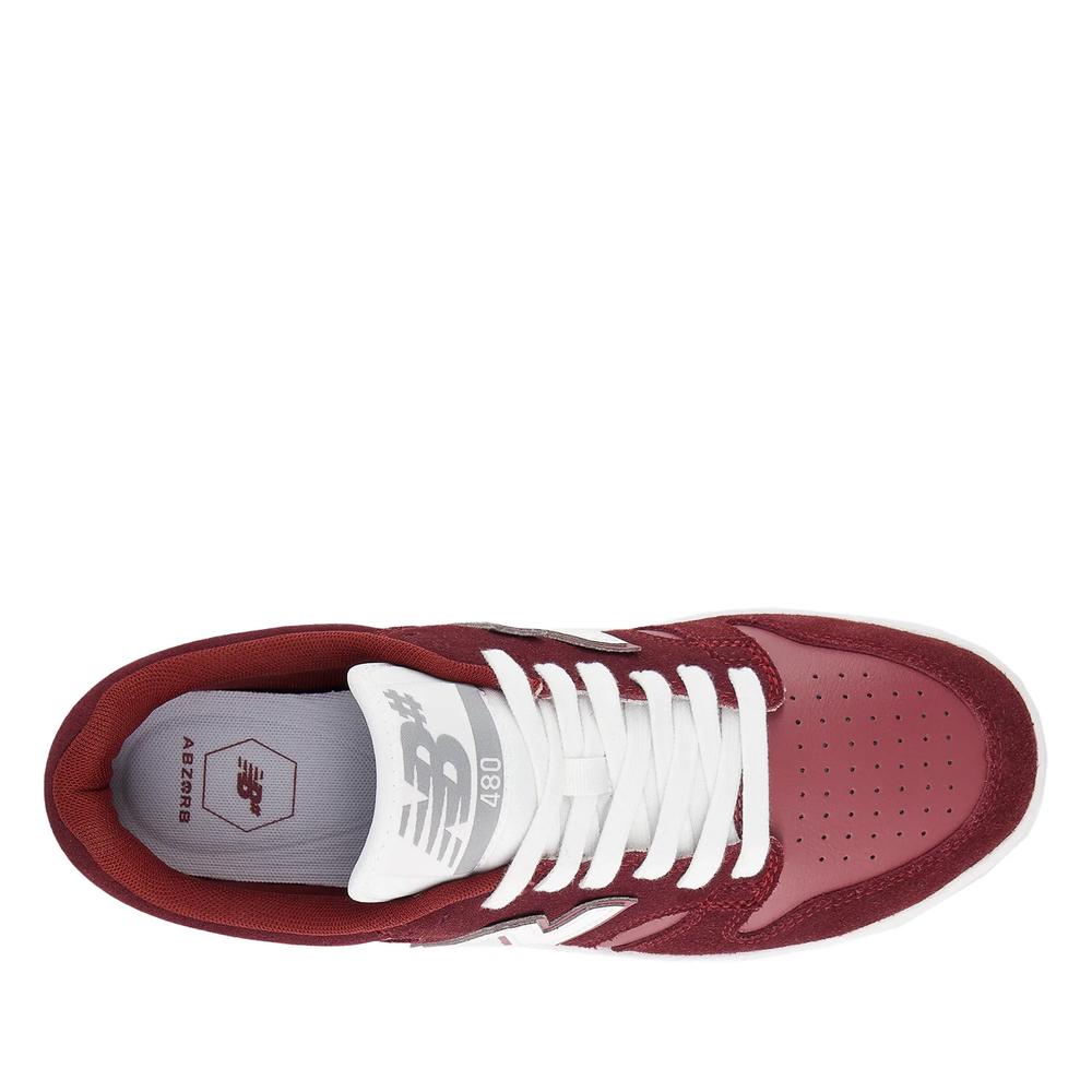 Buty męskie New Balance Numeric NM480BEE - bordowe