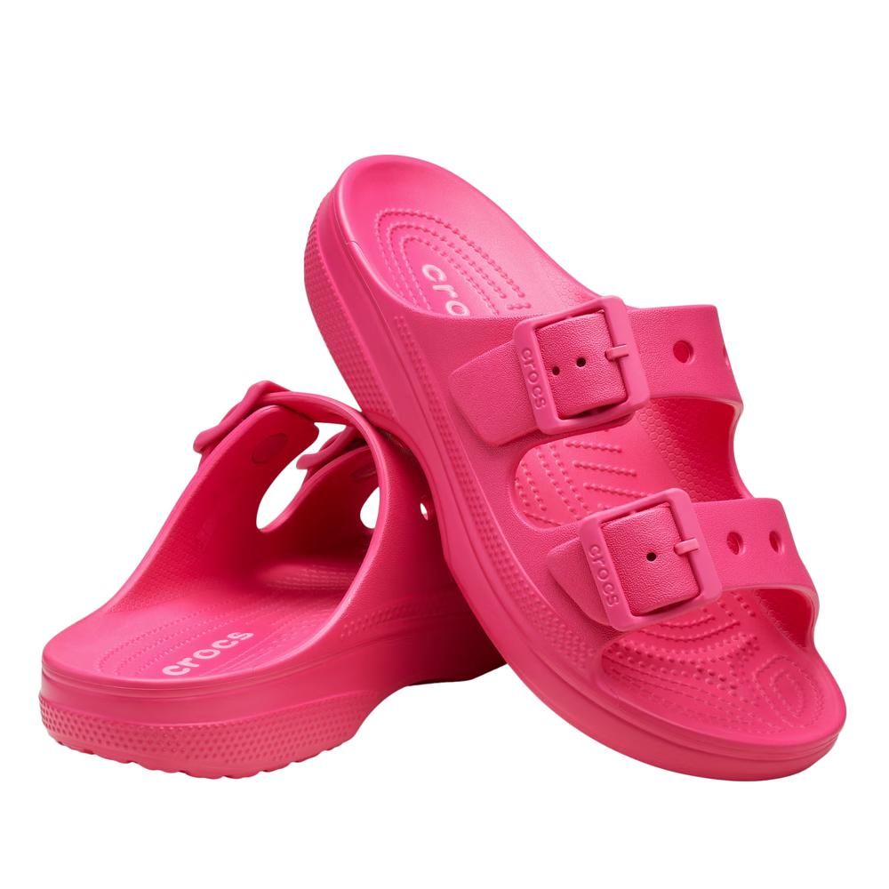 Klapki damskie Crocs Saturday Sandal 213586-6ZQ - różowe