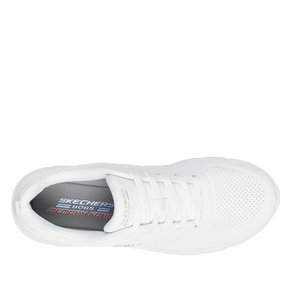 Buty damskie Skechers Bobs Sport B Flex LO Cool Ease 117715W - białe