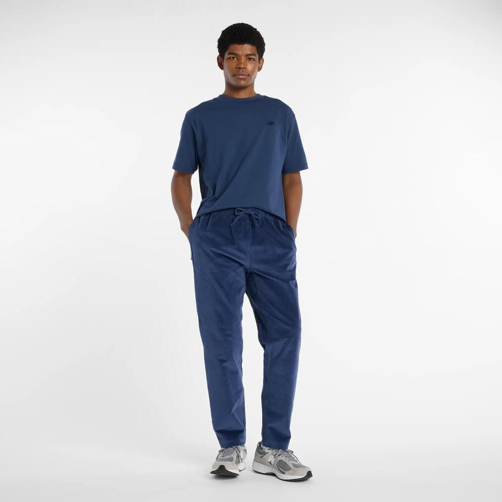 Spodnie męskie New Balance MP53521NNY - granatowe