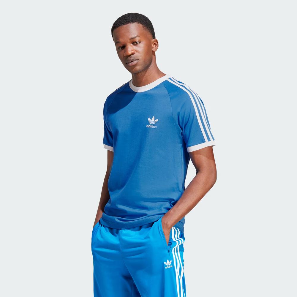 Koszulka adidas Adicolor Classics 3-Stripes Tee IN7745 - niebieska