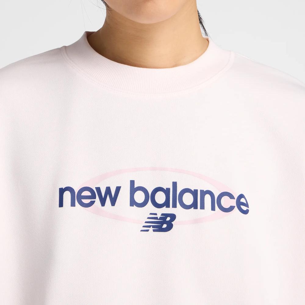 Bluza damska New Balance WT61S0S9AAA - różowa