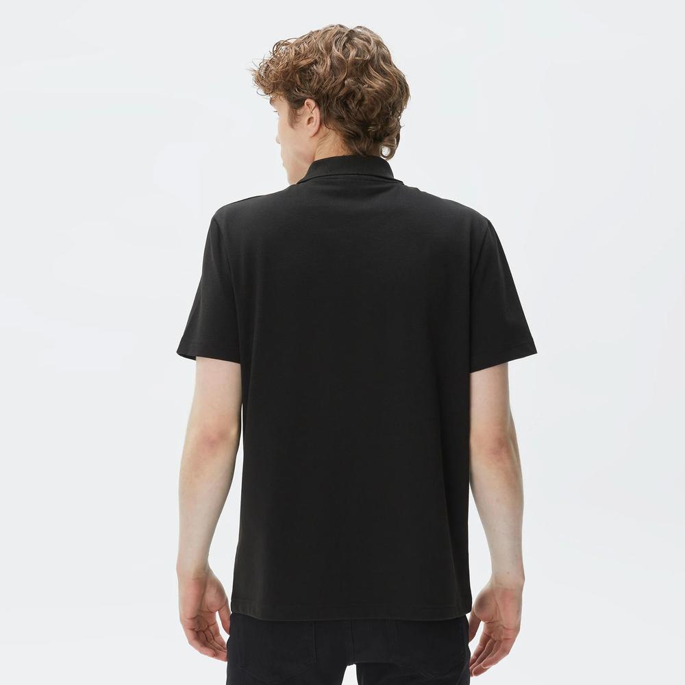 Koszulka Lacoste Polo Regular Fit DH0783-031 - czarna