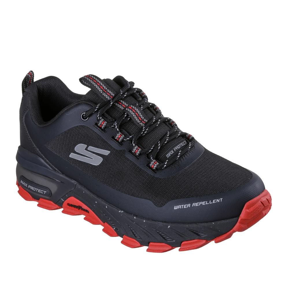 Buty męskie Skechers Max Protect 237669BKRD - czarne