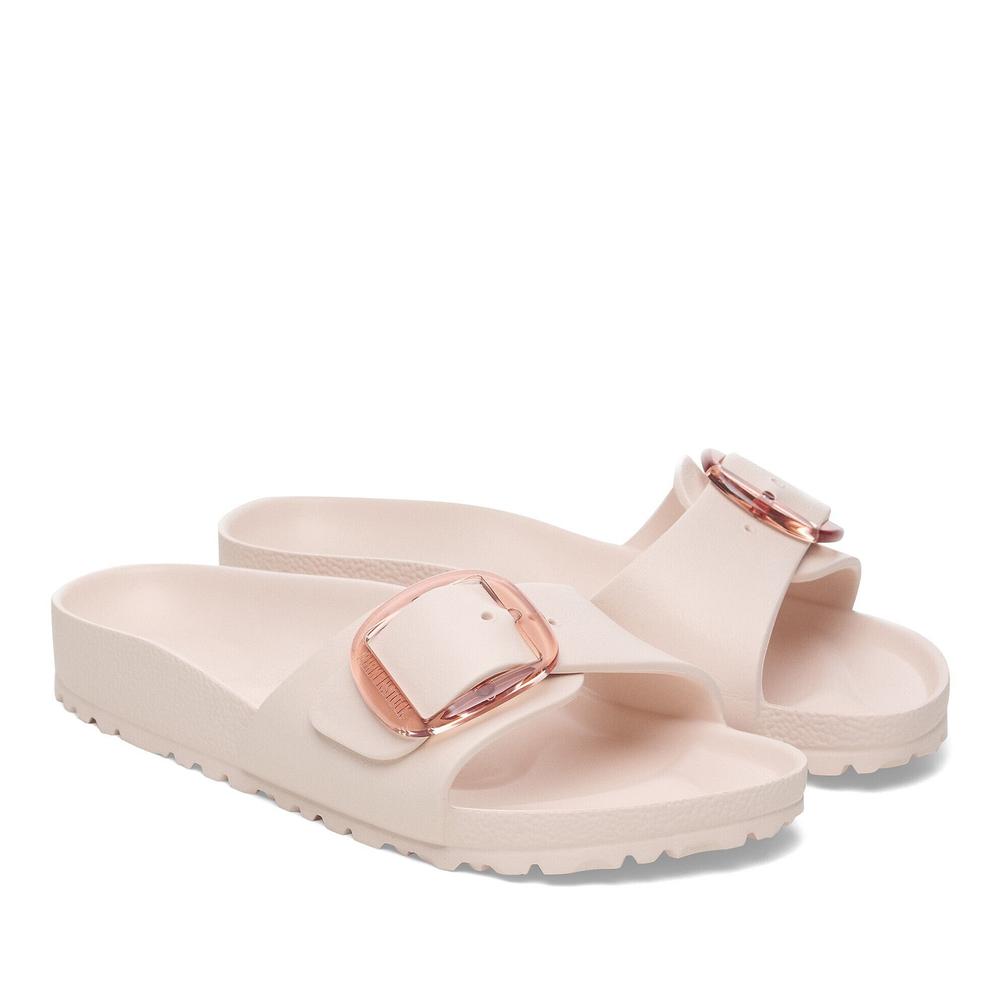 Klapki damskie Birkenstock Madrid Big Buckle 1029632 - różowe