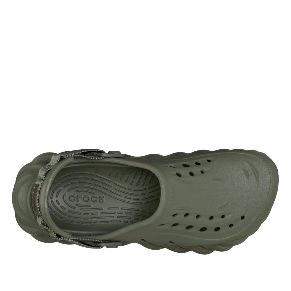 Klapki unisex Crocs X-Echo Clog 207937-3J5 - zielone