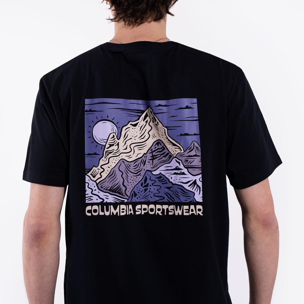 Koszulka męska Columbia CSC Back Graphic 2155021013 - czarna