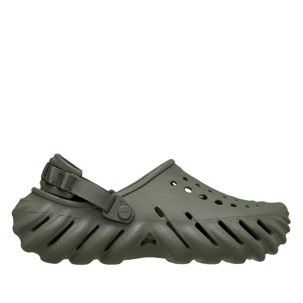 Klapki unisex Crocs X-Echo Clog 207937-3J5 - zielone