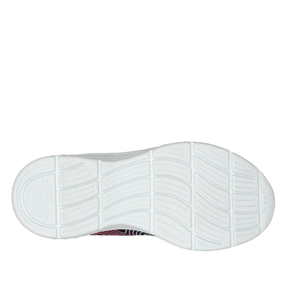 Buty dziecięce Skechers Microspec Plus Swirl Sweet 303535LBKMT - czarne
