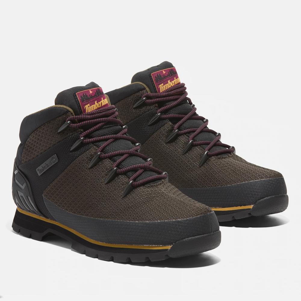 Buty Timberland Euro Sprint Fabric WP A41A7EJU1 - brązowe