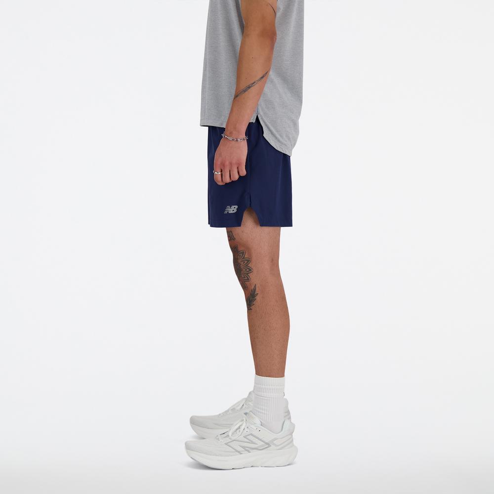 Spodenki męskie New Balance MS41283NNY - granatowe