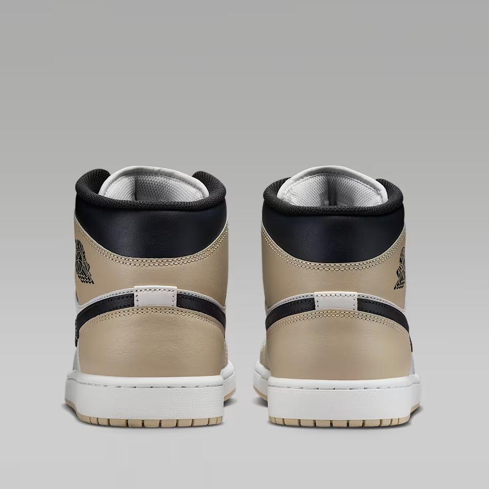 Buty męskie Air Jordan 1 Mid DQ8426-153 - biało-beżowe