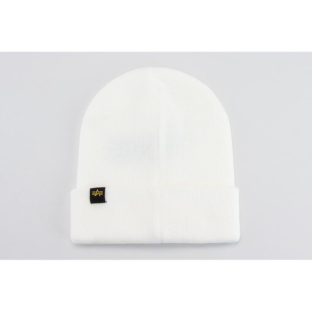 Czapka Alpha Industries Nasa Beanie 19894809 - biała