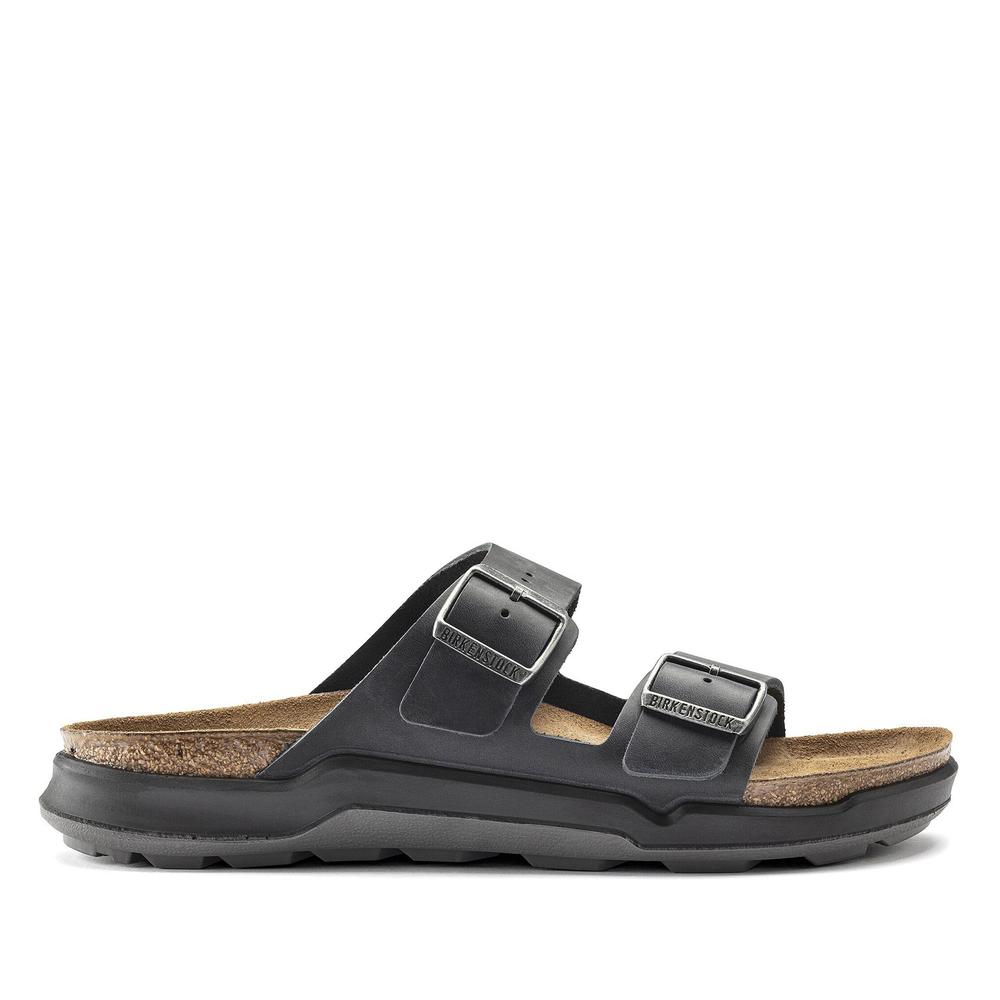 Klapki męskie Birkenstock Arizona Crosstown 1018461 - czarne