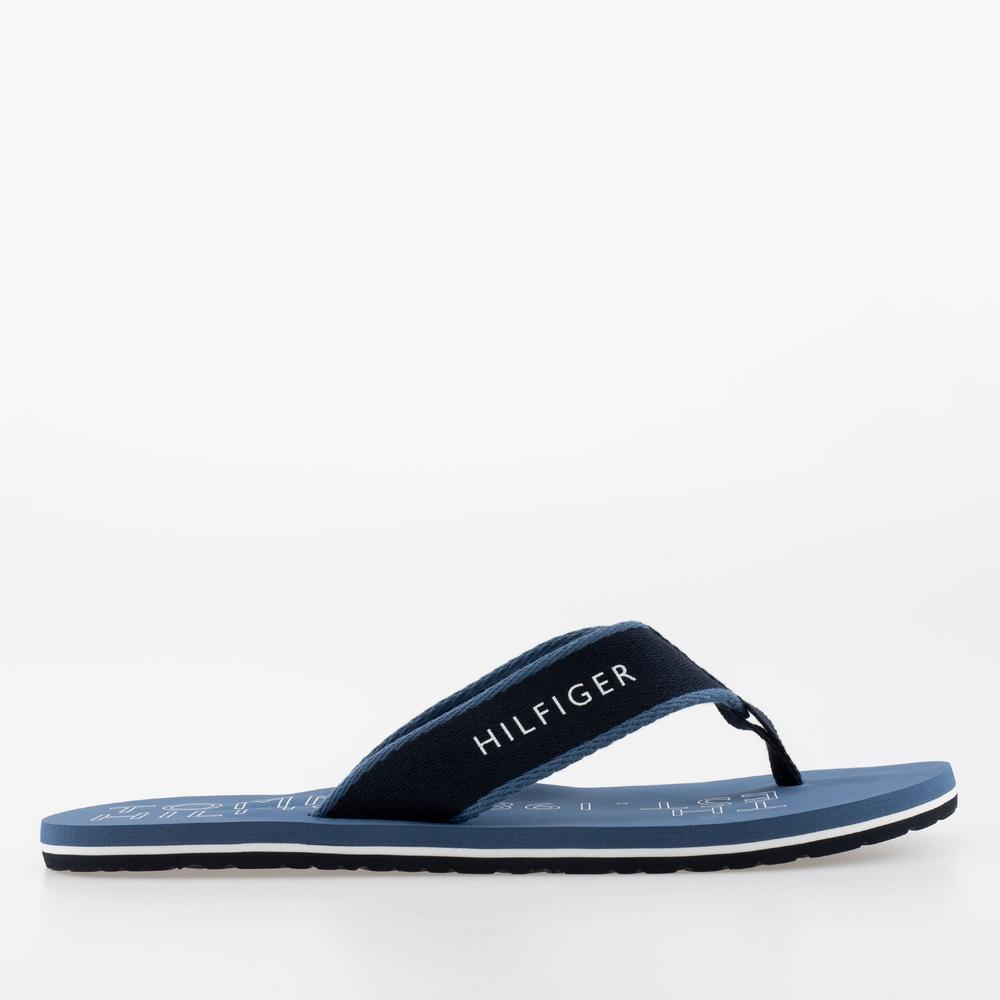 Japonki Tommy Hilfiger Sporty Beach FM0FM04469-DBX - niebieskie