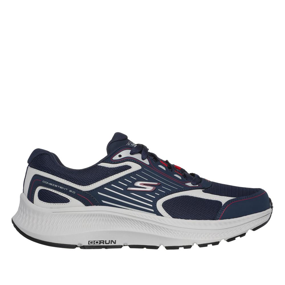 Buty męskie Skechers GOrun Consistent 2.0 220866NVRD - granatowe
