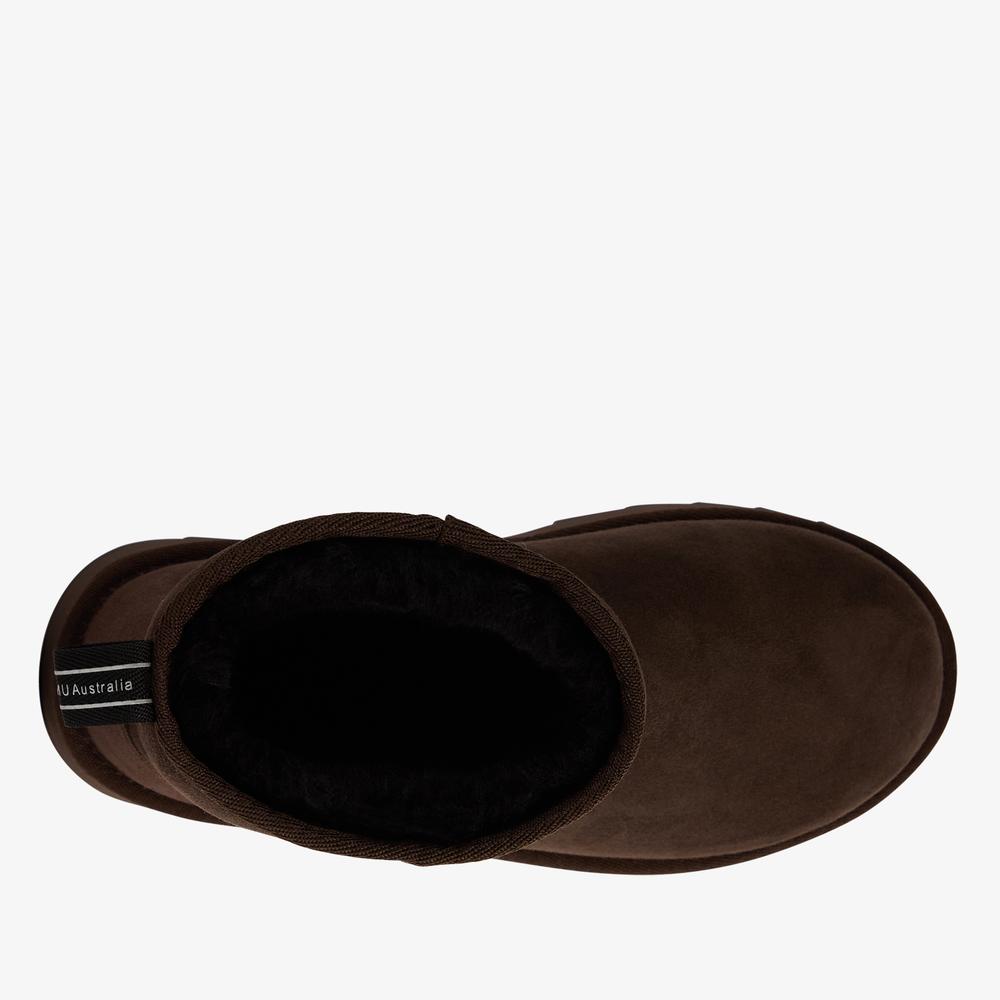 Buty damskie Emu Australia Sharky Mini W12434CHOC - brązowe