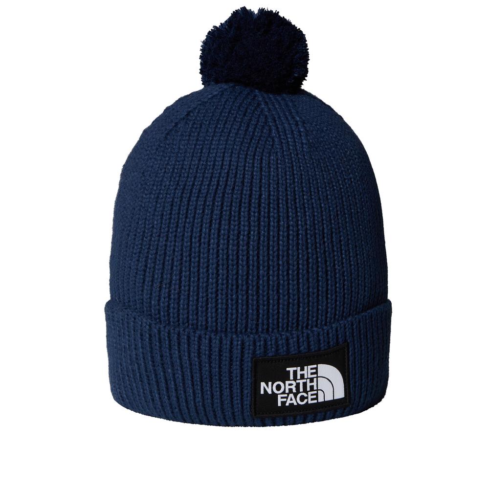 Czapka unisex The North Face Logo Box Cuffed Beanie 0A8CHF8K21 - granatowa