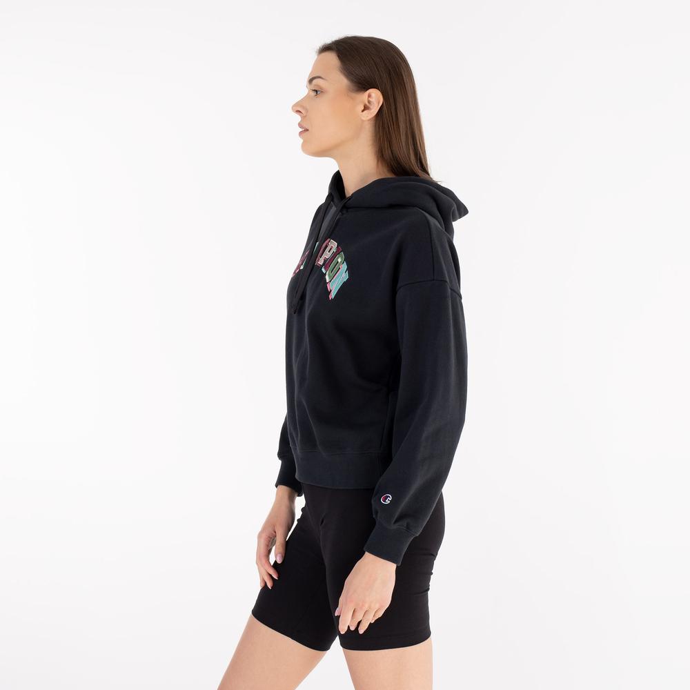Bluza Champion Embroidered Bookstore Logo Hoodie 114962-BS554 - granatowa