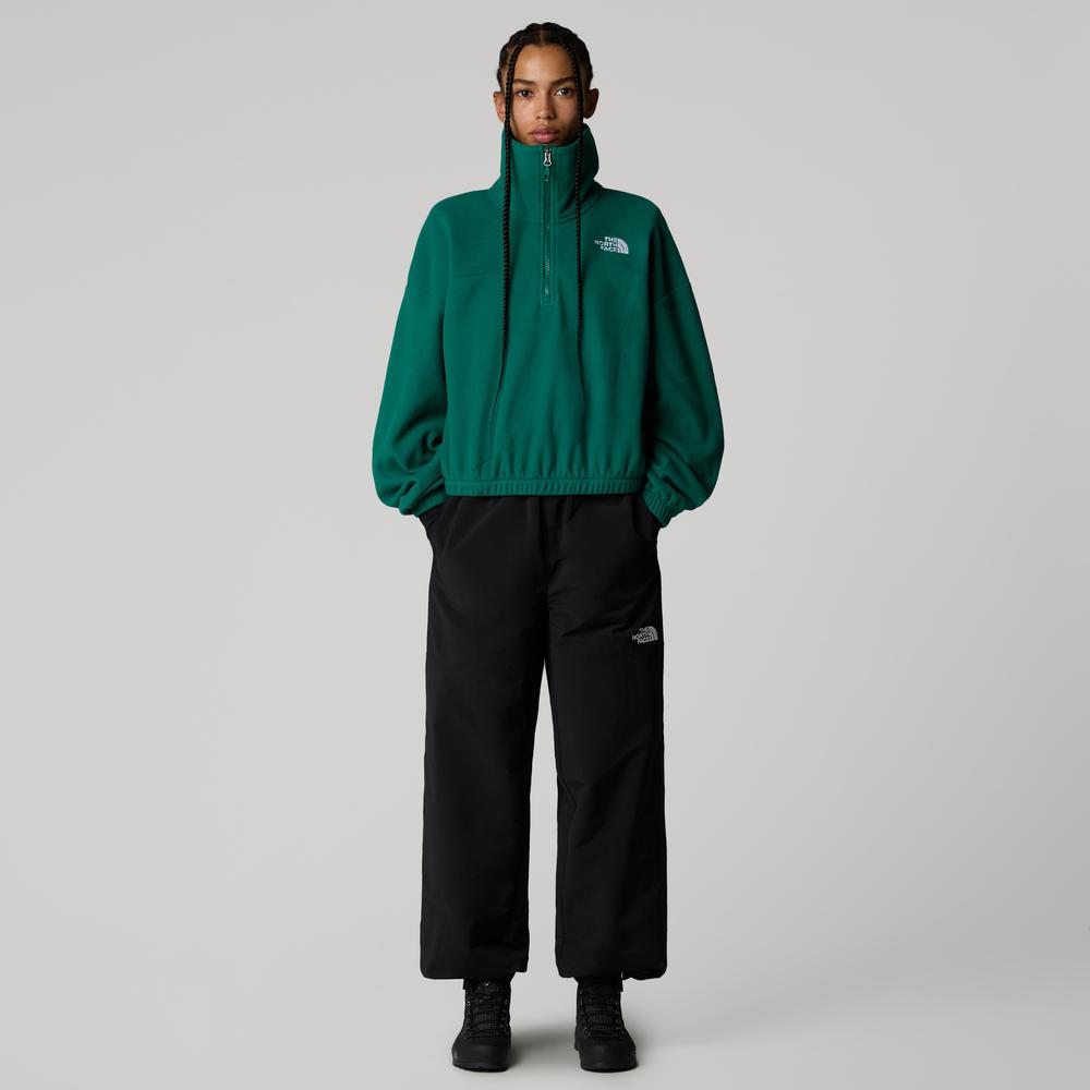 Bluza The North Face 100 Glacier 1/2 0A89J9NL11 - zielona