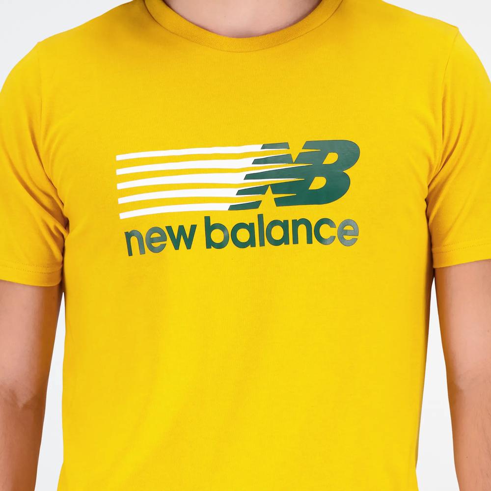 Koszulka New Balance MT23904VGL - żółta
