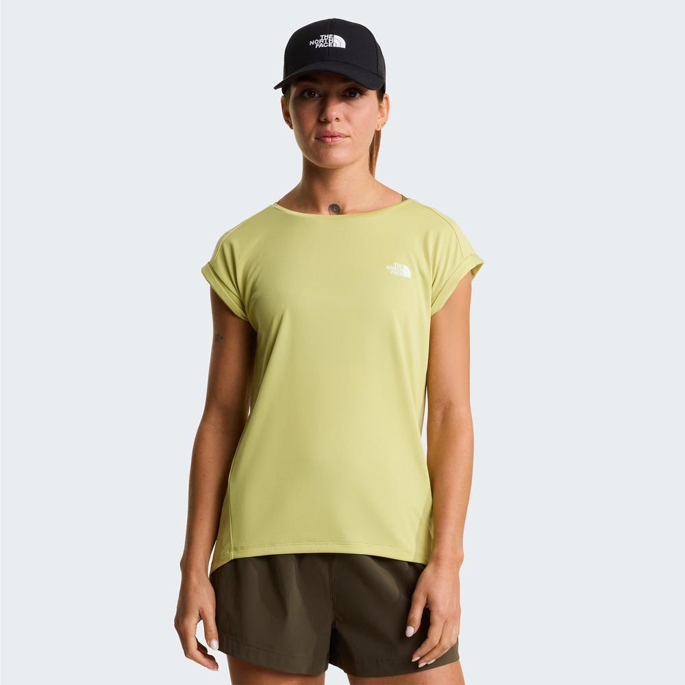 Koszulka damska The North Face Tanken 0A8BS2G731 - żółta