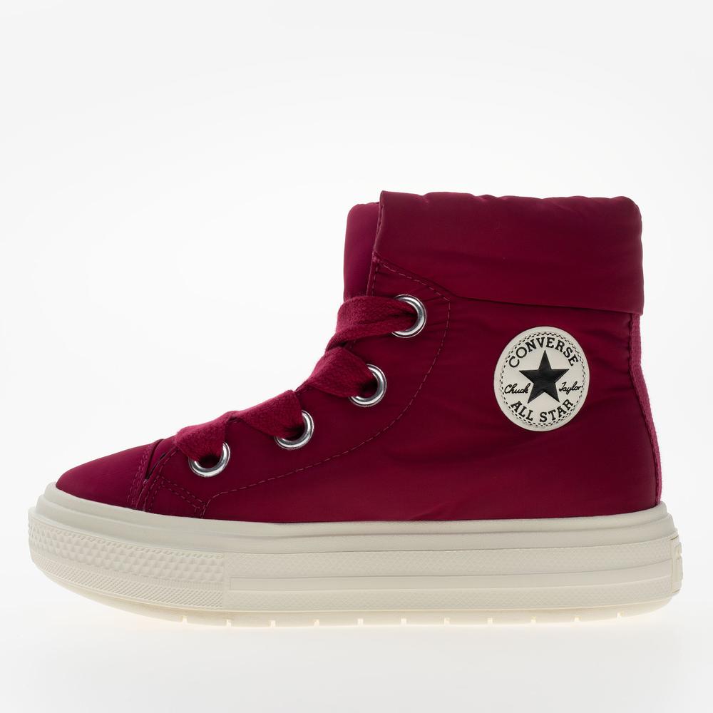 Buty damskie Converse Chuck Taylor All Star Elements Boot A14274C - bordowe