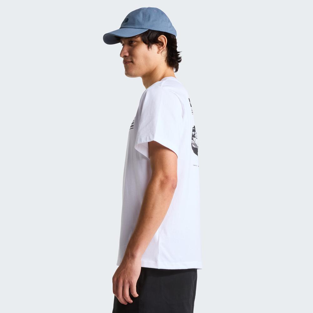 Koszulka męska The North Face BCD Celebration 0A8GAQFN41 - biała