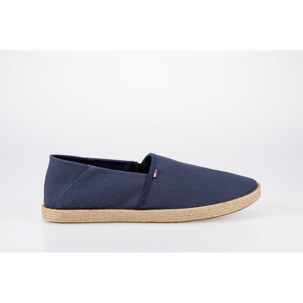 Buty Tommy Jeans Essential Espadrille EM0EM00677-C87 - granatowe