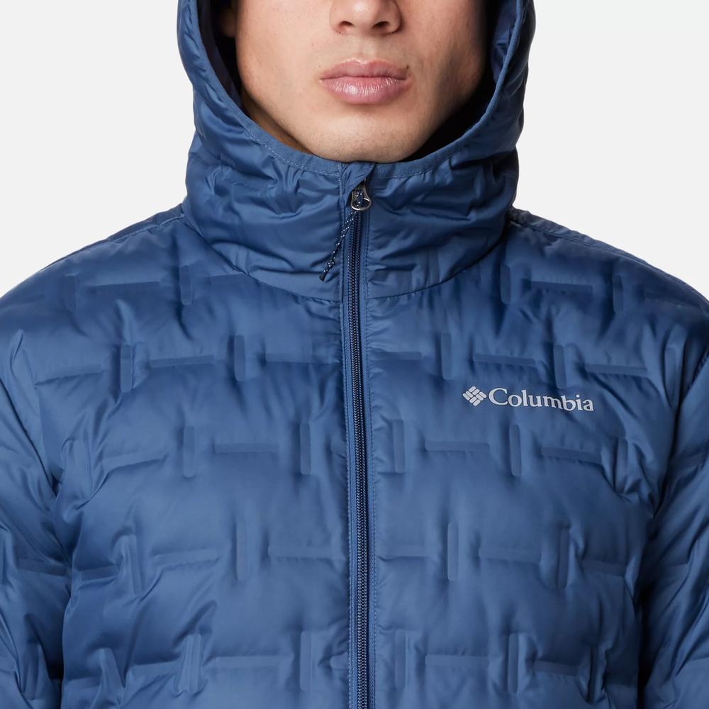 Kurtka Columbia Delta Ridge II Down Hooded 2086222478 - niebieska