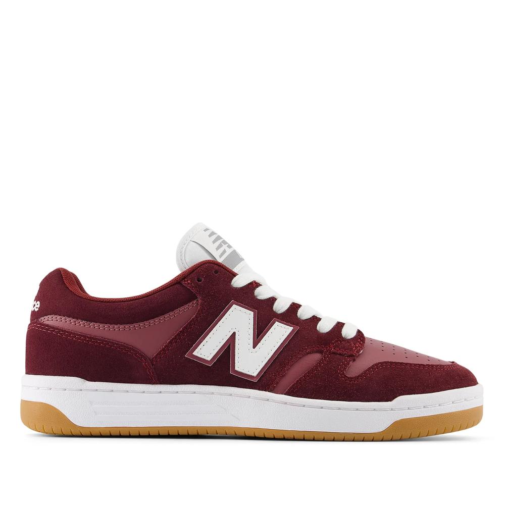 Buty męskie New Balance Numeric NM480BEE - bordowe