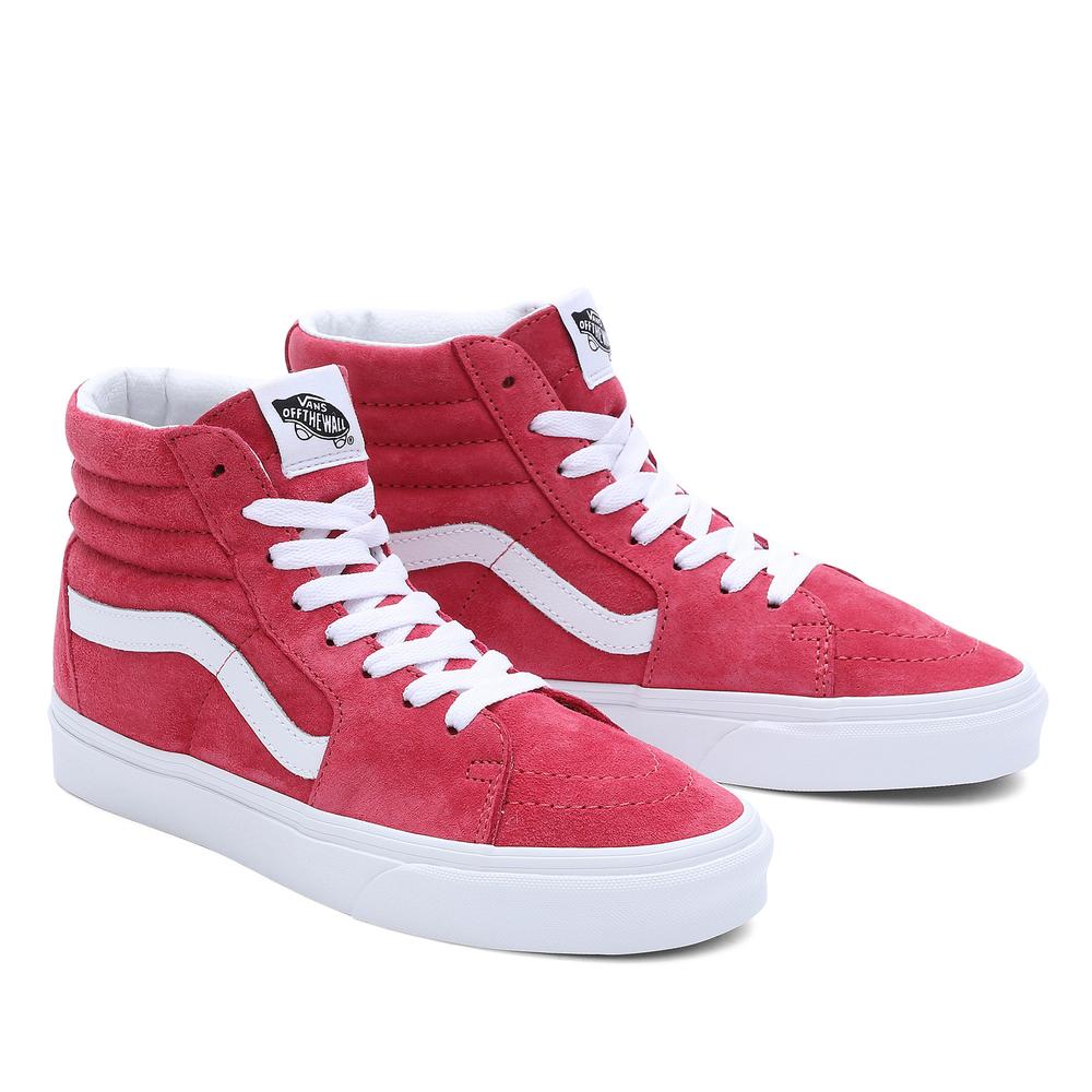 Buty Vans Pig Suede Old Skool VN0007NSZLD1 - czerwone