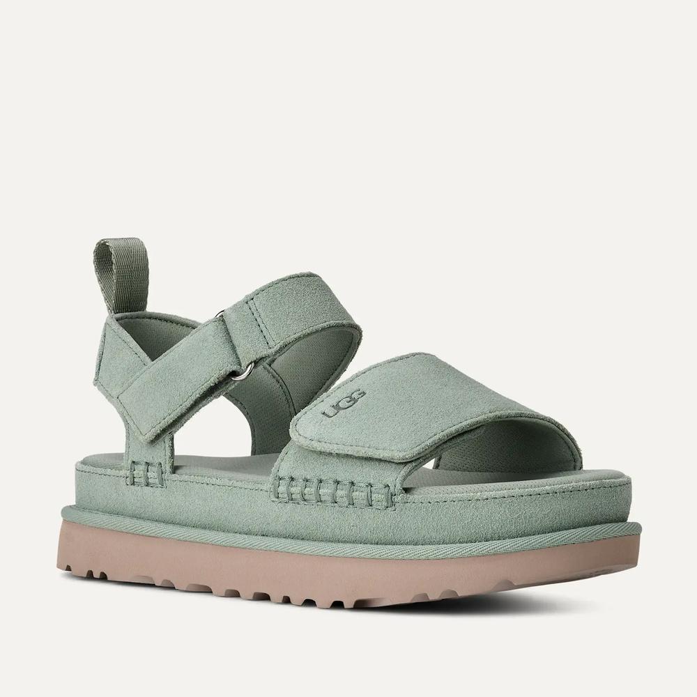 Sandały damskie Ugg Goldenstar 1136783-ART - zielone