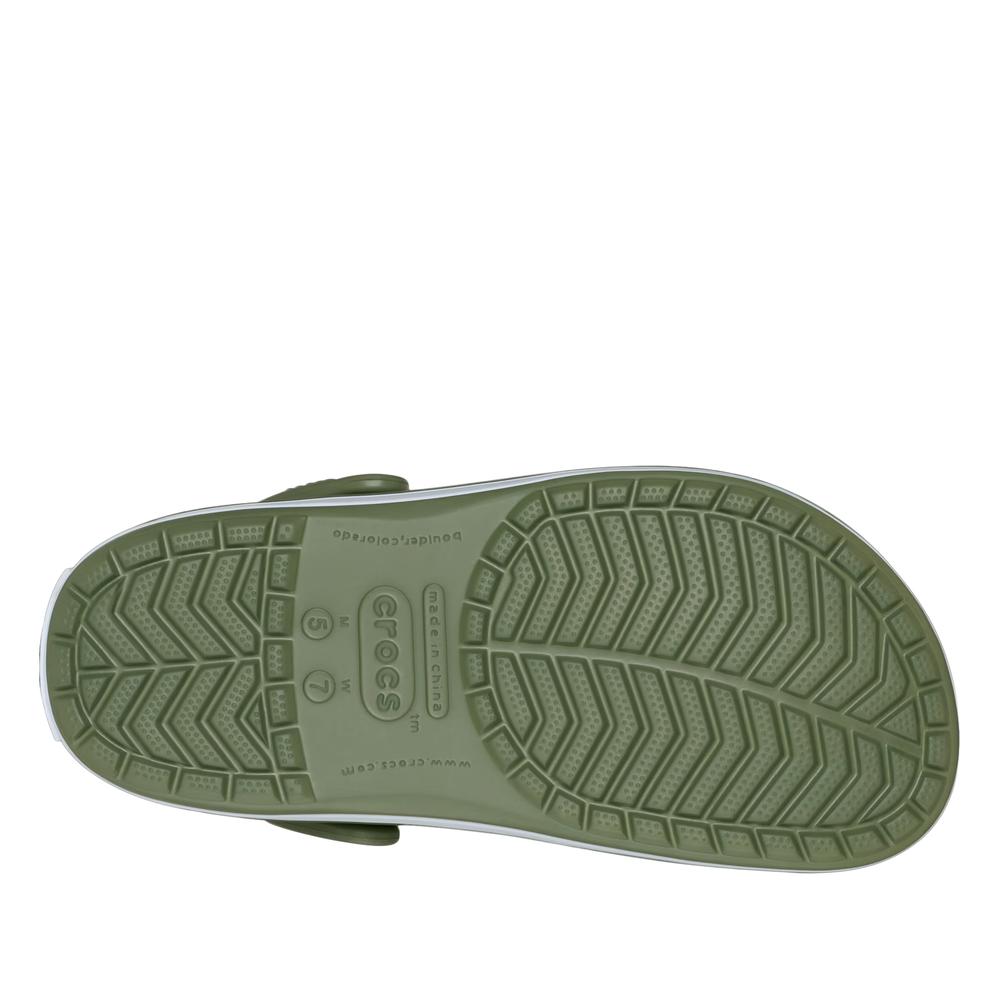 Klapki męskie Crocs Crocband 11016-3BX - zielone