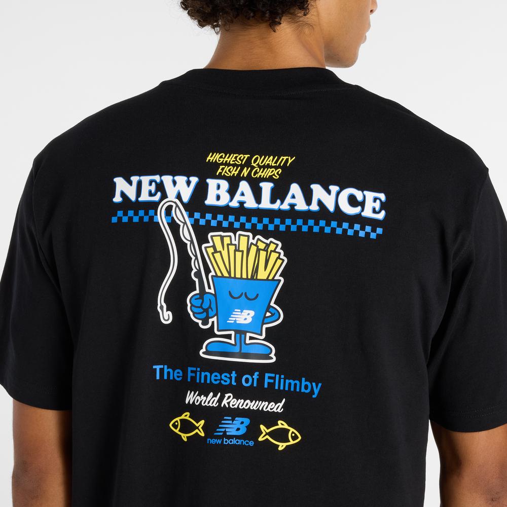 Koszulka męska New Balance MT61I5BMBK - czarna