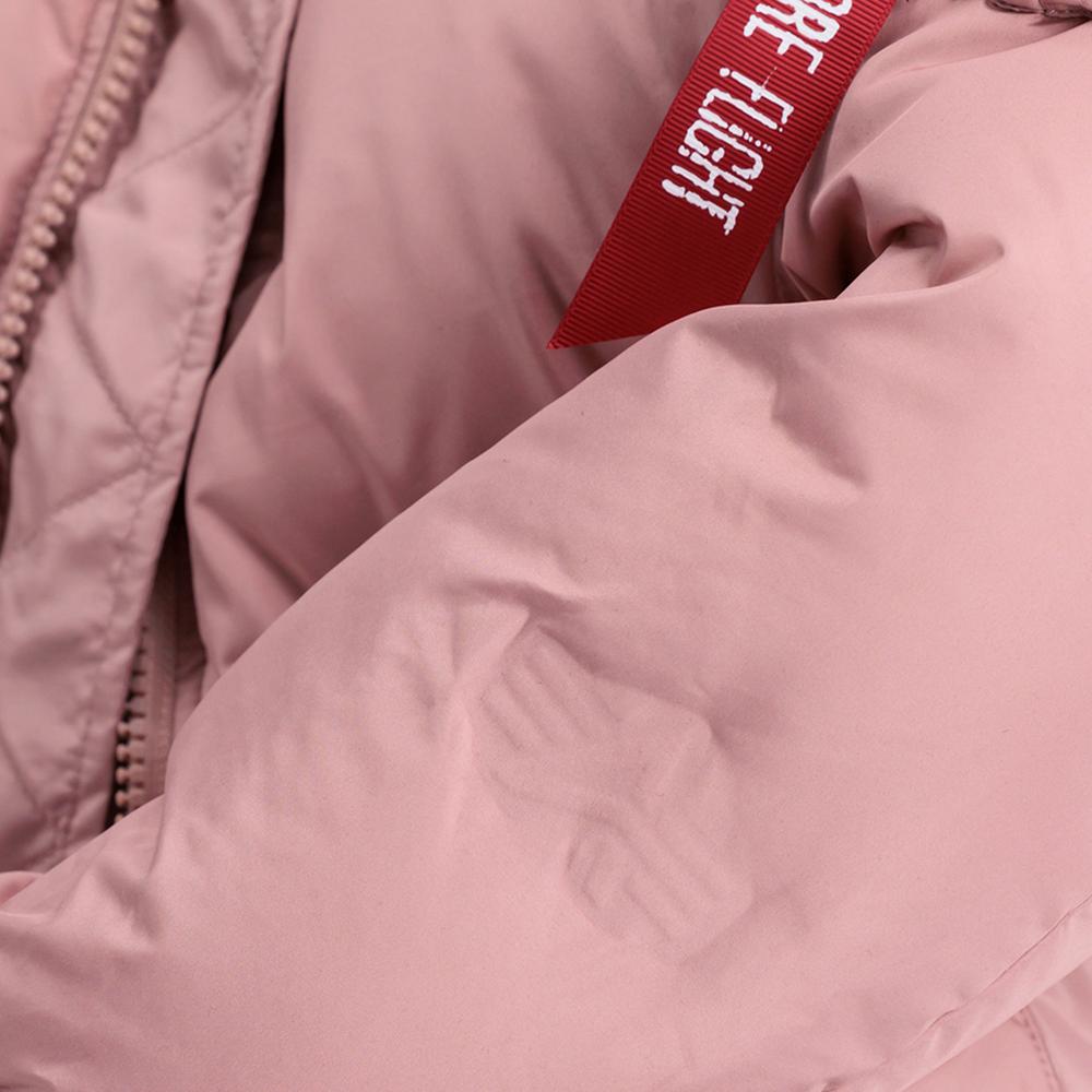 Kurtka Alpha Industries Logo Puffer 108005397 - różowa