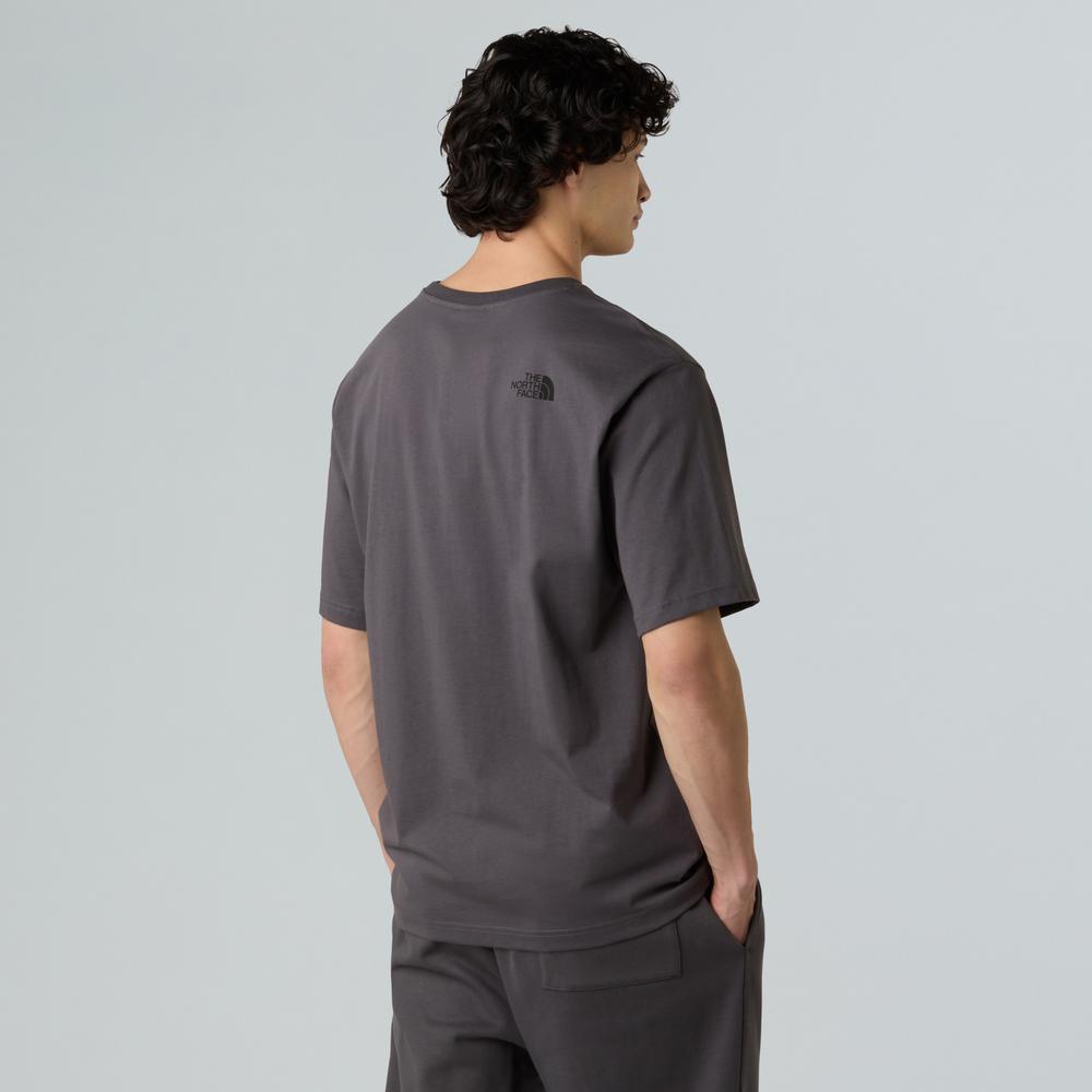 Koszulka męska The North Face Dome Flower 0A8EGXRHI1 - szara