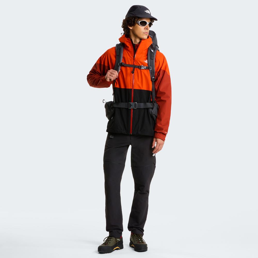 Kurtka męska The North Face Lightning Zip-In 0A87GNMOF1 - czerwono-czarna