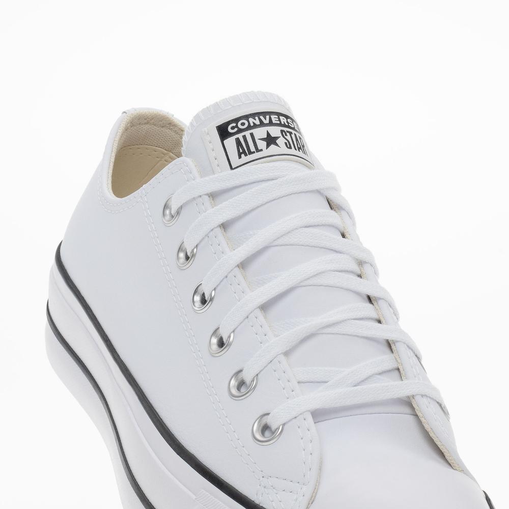 Buty Converse Chuck Taylor All Star Lift Platform Leather 561680C - białe