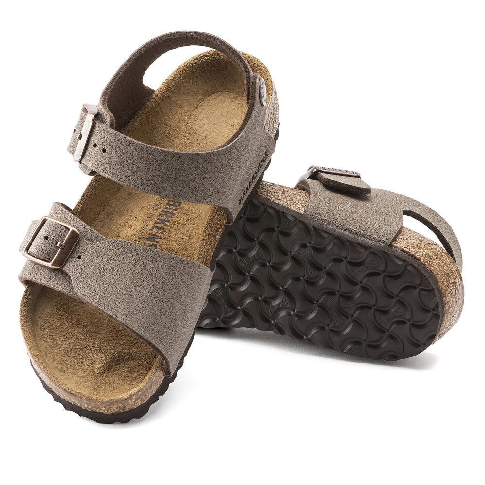 Sandały dziecięce Birkenstock New York 87783 - brązowe