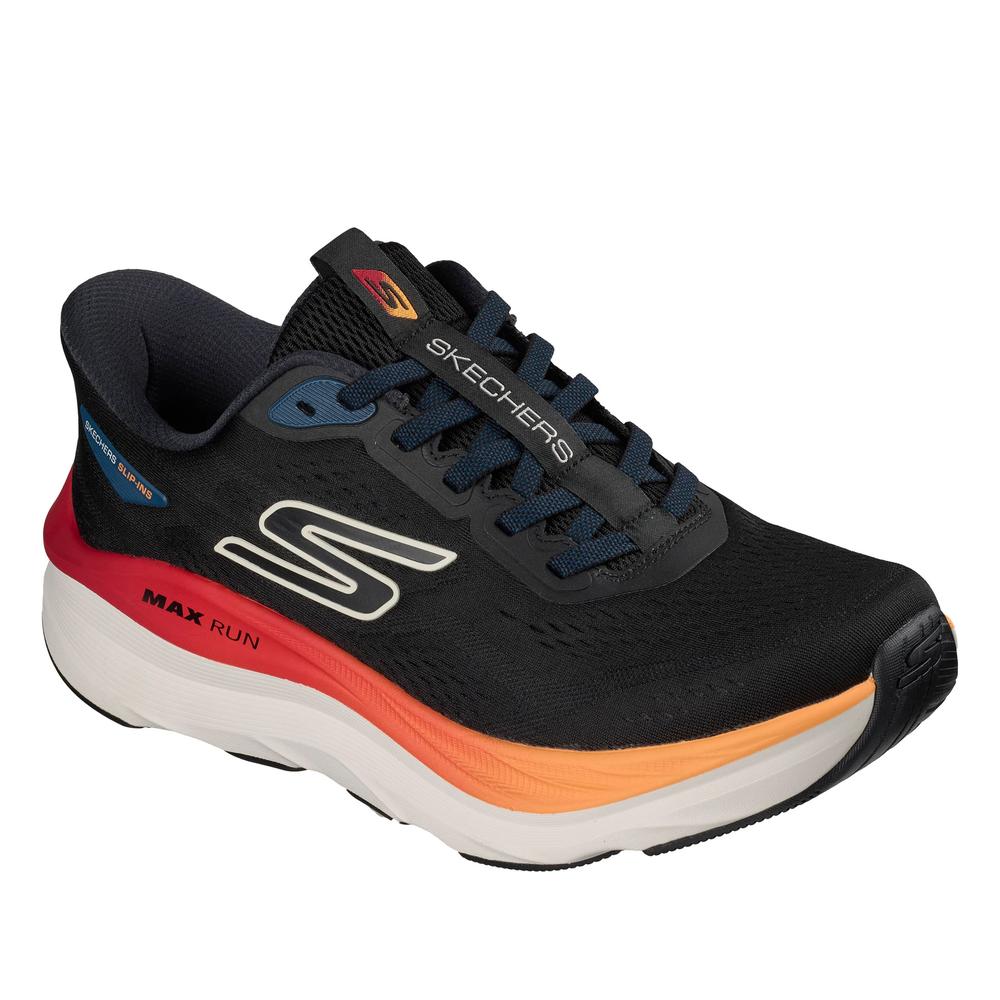 Buty męskie Skechers Slip-ins: Max Run 221000BKMT - czarne
