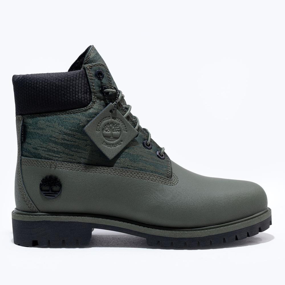 Buty męskie Timberland Premium 6 Inch Boot TB0A6EASEXS1 - zielone