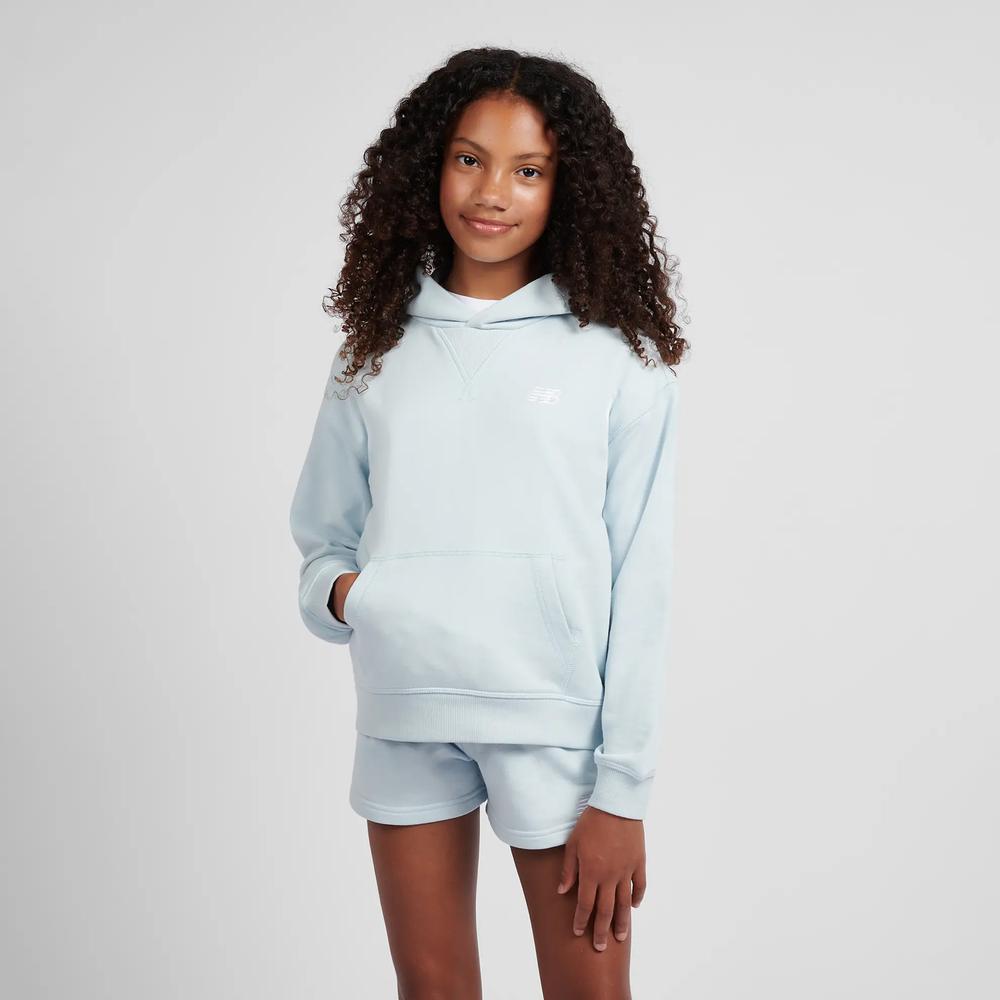 Bluza dziecięca New Balance LAKG0056FRL - niebieska