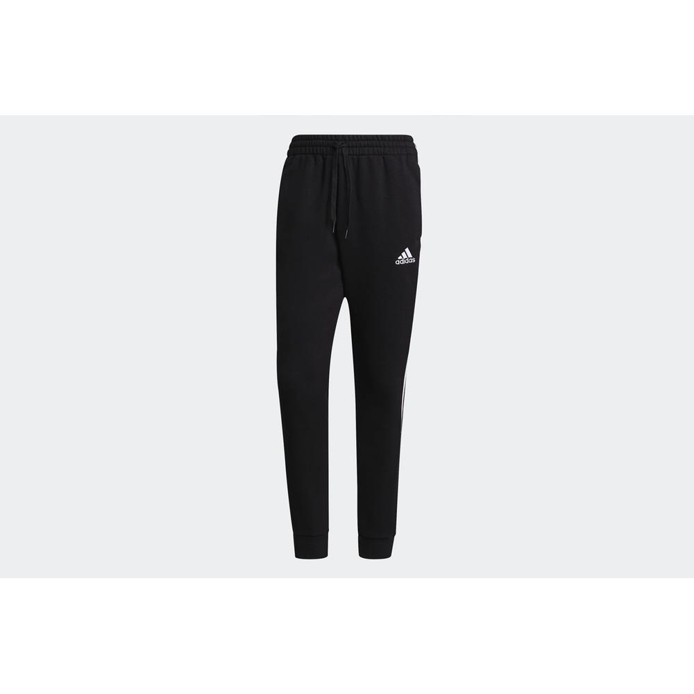 adidas Essentials Fleece Tapered Cuff 3-Stripes Pants > GK8967